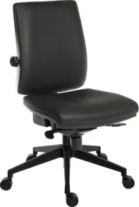 Teknik Ergo Plus Ultra Operator Faux Leather Chair - Black