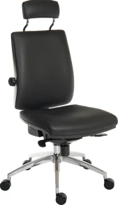 Teknik Ergo Plus Premier HR 24 Hour Faux Leather Chair - Black