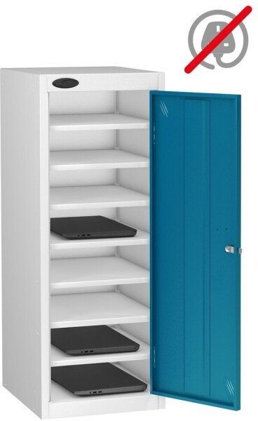 Probe LapBox Low 8 Compartment Locker - 1000 x 380 x 460mm - Blue (Similar to RAL 5019)