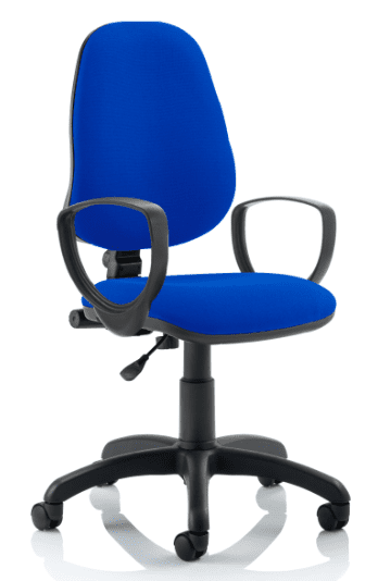 Dynamic Eclipse Plus 1 Chair with Loop Arms - Blue