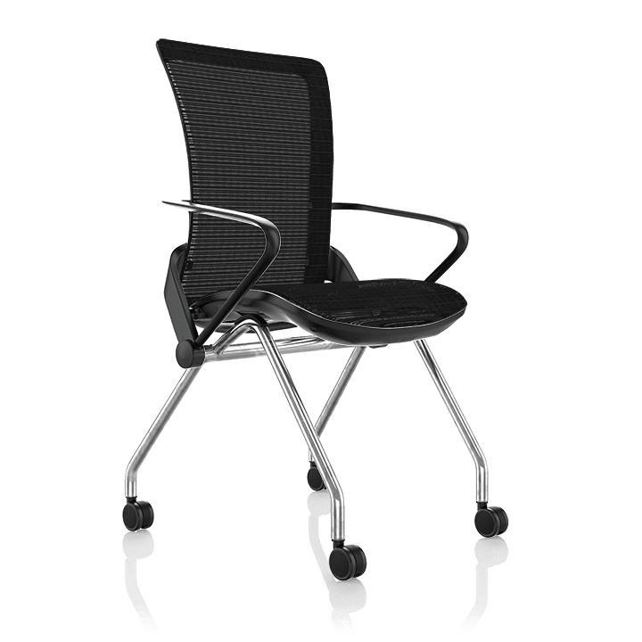 Comfort Lii Visitor Chair wheelable with castors Office Furniture Direct