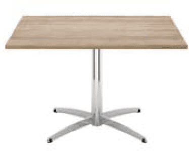 Elite Cascara Square Meeting Table - 1000 x 1000 x 725mm - Autumn Cherry
