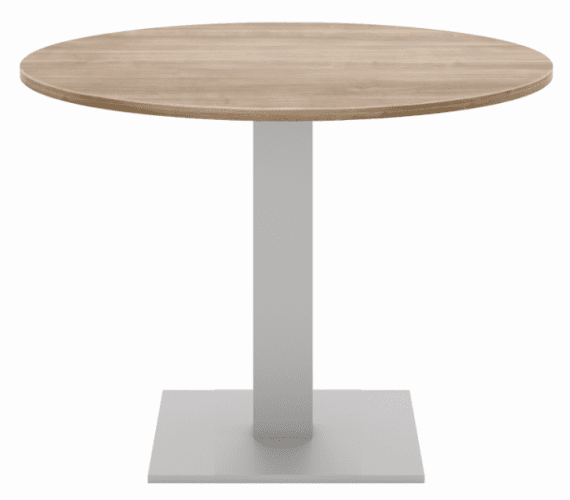 Elite Circular Meeting Table Square Base - 1000mm