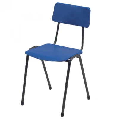 Reinspire MX24 Stacking Chair with Flint Grey Frame - Seat Height 350mm