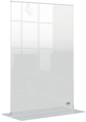 Nobo Premium Plus Clear Acrylic Freestanding Poster Frame A4