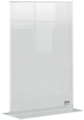 Nobo Premium Plus Clear Acrylic Freestanding Poster Frame A5