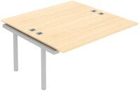Elite Matrix Double Bench with Shared Inset Leg 1400 x 1400mm