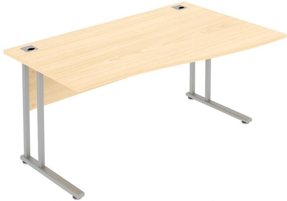 Elite Flexi Single Wave Desk Stylish & Robust Office Furniture