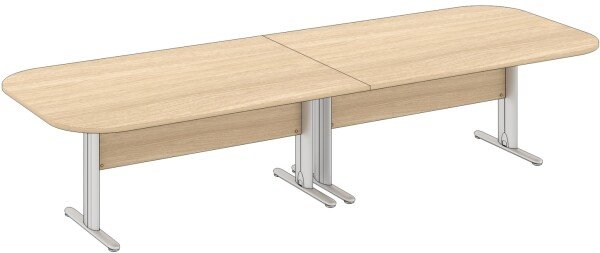 Elite Optima Plus Double D Ended Conference Table