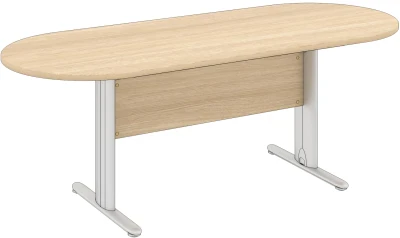Elite Optima Plus Double D Ended Meeting Table 2000 x 800mm