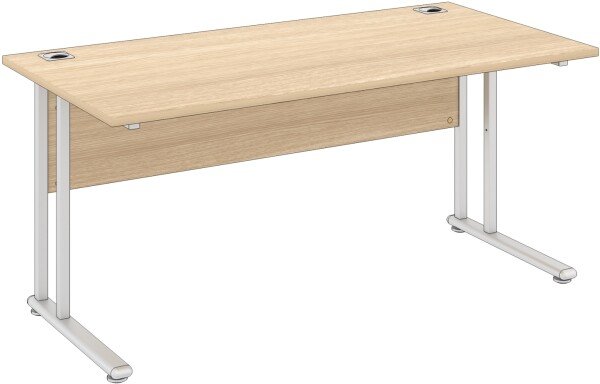 Elite Flexi Rectangular Desk with Twin Cantilever Legs - 1800mm x 600mm