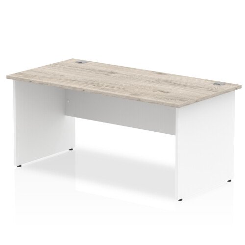 Dynamic Two-Tone Rectangular Desk with Panel End Legs - (w) 1200mm x (d) 600mm
