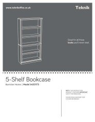 5420173 Barrister Home 5 Shelf Bookcase