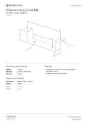 CHSP Spacer Specification