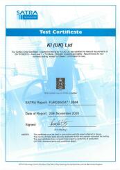 Grafton Sled Base 16139 Certificate