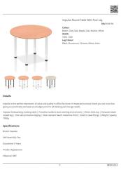 ImpulseRoundTableWithPostLeg
