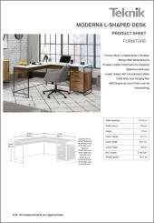 Moderna L Shaped Desk