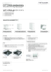 Technical Information OPTIMA Pedestals EN