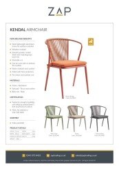 ZAP Product Sheet Kendal Armchair
