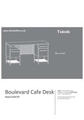 Boulevard Cafe Desk Instructions