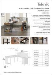 Boulevard cafe l shaped desk deals