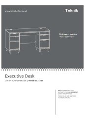Clifton Place Executive Desk Instructions