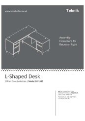 Clifton Place L Shaped Desk Instructions (return on right)