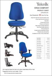 Ergo Comfort Specification