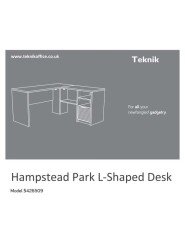 Hampstead Park L Shaped Desk Instructions