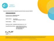 Eva Intertek Sustainability Clean-Air Gold Certificate