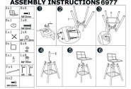 Spin Barstool Light Wood Instructions