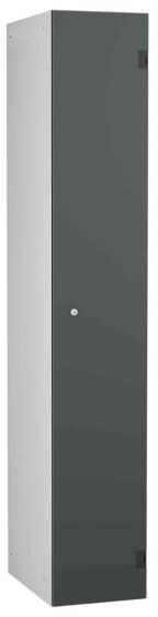 Probe Shockbox Single Tier Overlay Door Locker 1780 x 305 x 390mm - Dark Grey