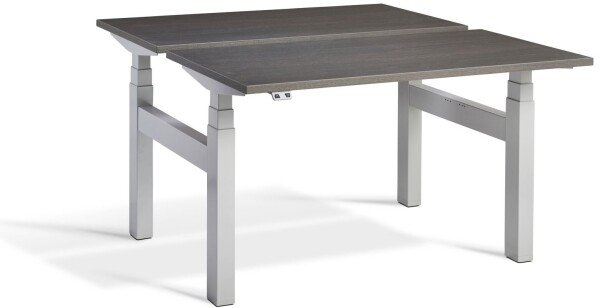 Lavoro Duo Height Adjustable Desk - 1200 x 700mm