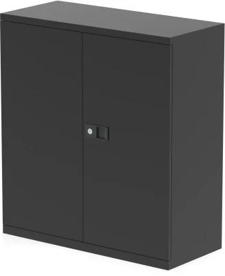 Dynamic Qube Stationery 1000mm 2-Door Cupboard with Shelf