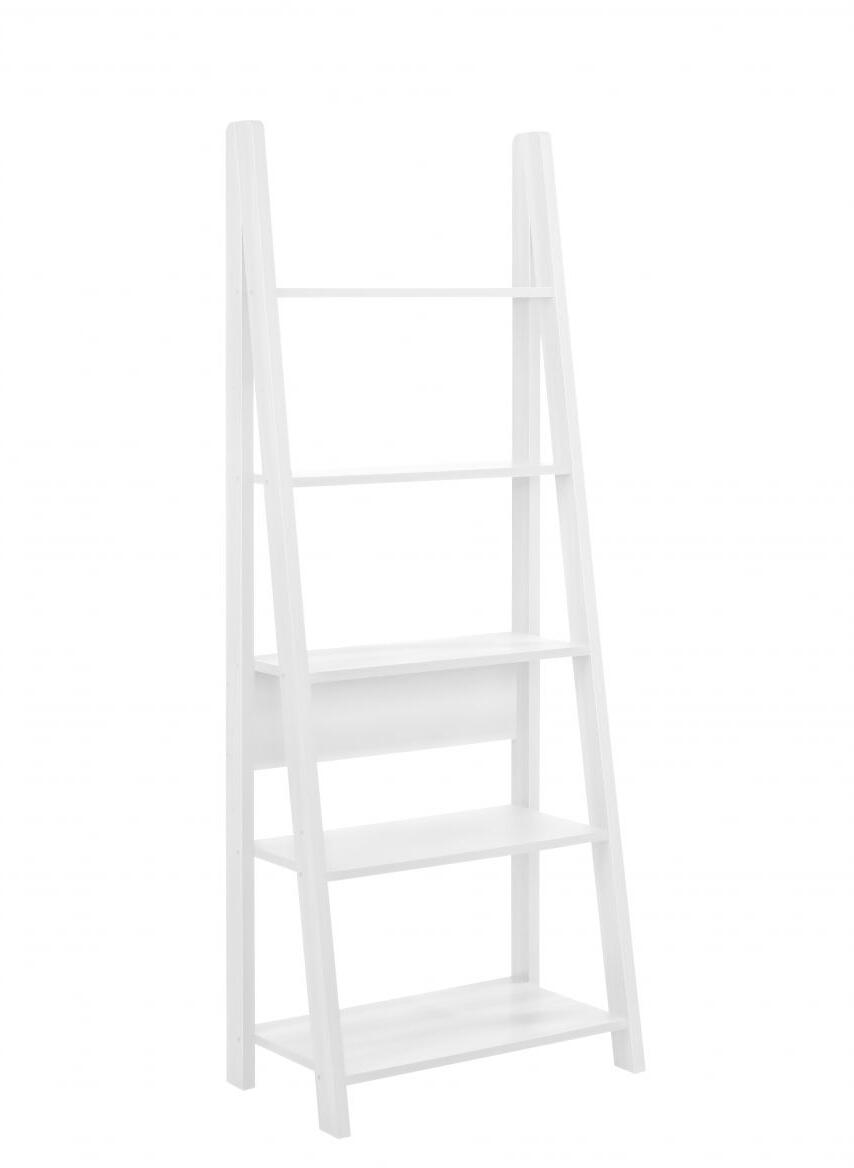 Riva Ladder Bookcase White Office Furniture Direct