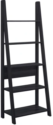 Riva Ladder Bookcase - Black