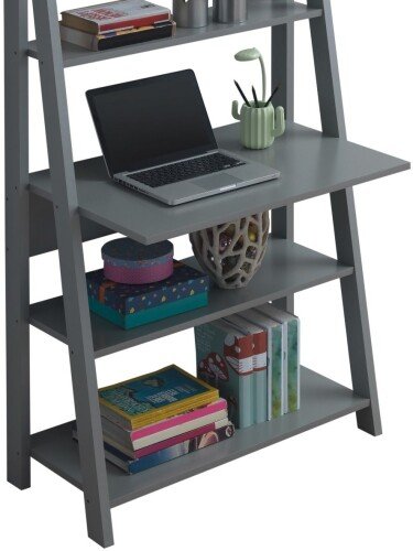 Riva Tall Ladder Desk - Dark Grey