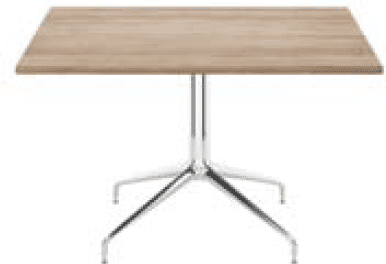 Elite Rio Square Meeting Table - 1000 x 1000 x 725mm - Autumn Cherry