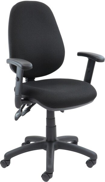 Dams Vantage 200 Operator Chair with Adjustable Arms - Black