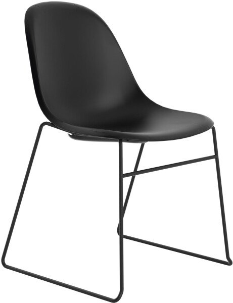 TC Lizzie Skid Chair - Black