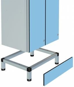 Probe Zenbox Three Compartment Locker Plinth - 150 x 400 x 400mm