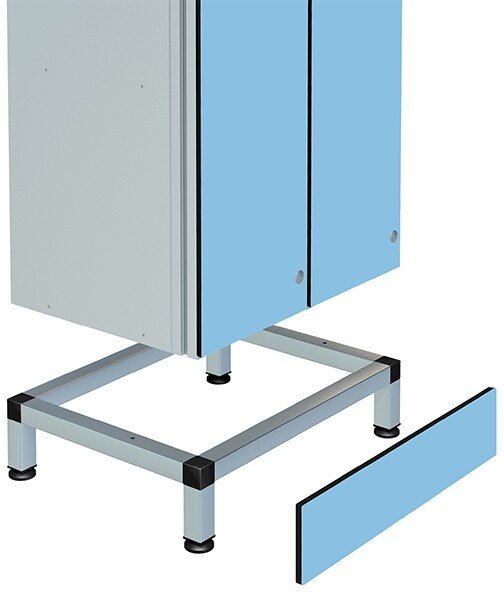 Probe Zenbox Single Compartment Locker Plinth - 150 x 300 x 500mm